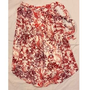 Anthropologie midi skirt